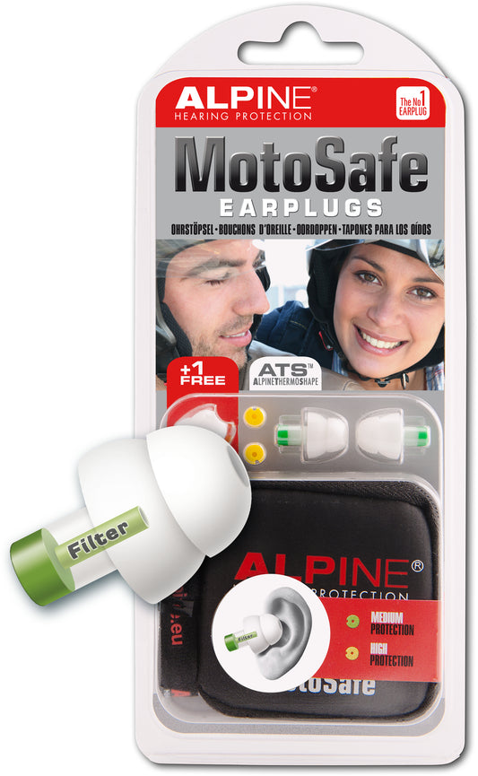 Bouchons d'oreilles Alpine MotoSafe Tour (Version route)